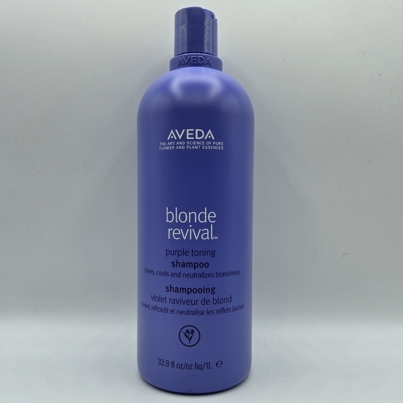 Aveda Blonde Revival Purple Toning Shampoo 1 Liter - Picture 6 of 9
